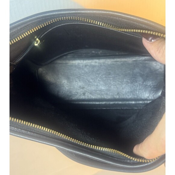 Extremely Rare Made In USA Old Coach 9058 Shoulder Bag Black Vintage Ergo - Picture 12 of 14